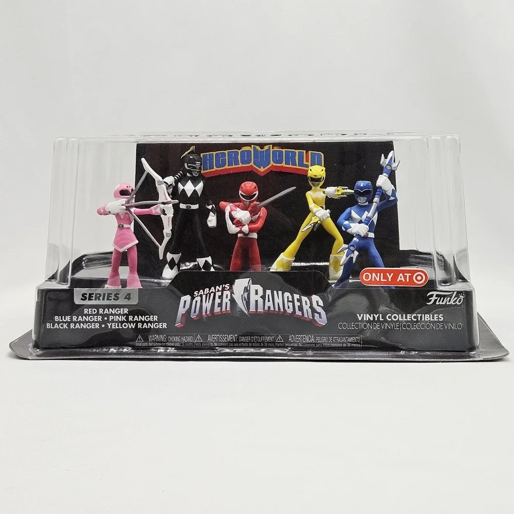 Power Rangers Series 4 Funko HeroWorld Vinyl Collectible Figures Target Excl NEW